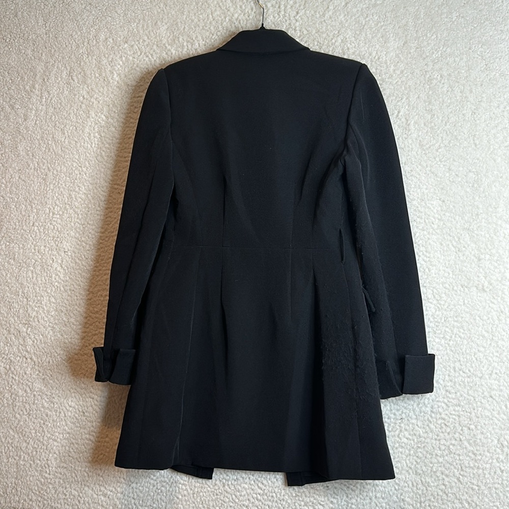 Toccin Valerie Womens Black Long Sleeve Button Down Dress Size 4 - Picture 6 of 10